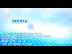 Proyecto de aluminio de la fachada del proyecto residencial de gama alta del jardín del país