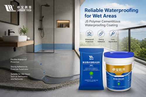 Latest company news aboutAbordar las fugas de baños y balcones con recubrimiento impermeable cementoso de polímero JS